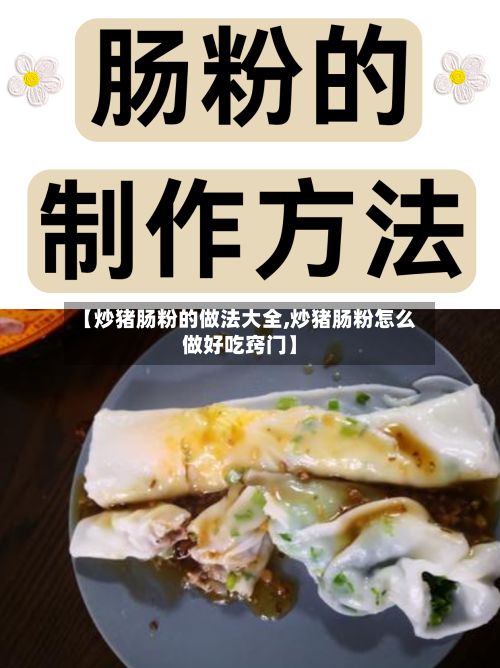 【炒猪肠粉的做法大全,炒猪肠粉怎么做好吃窍门】