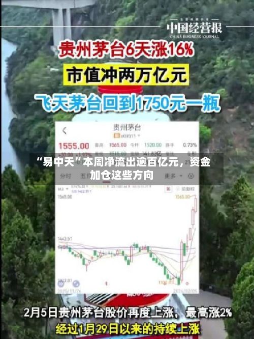 “易中天”本周净流出逾百亿元，资金加仓这些方向