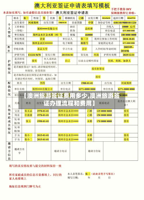 【澳洲旅游签证费用多少,澳洲旅游签证办理流程和费用】-第2张图片