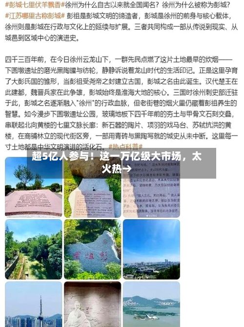 超5亿人参与！这一万亿级大市场	，太火热→-第3张图片