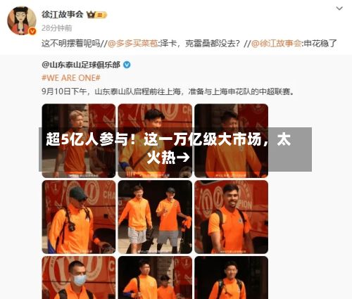 超5亿人参与！这一万亿级大市场，太火热→