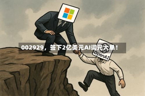 002929，签下2亿美元AI词元大单！-第1张图片