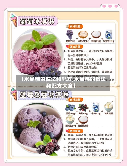 【水晶糕的做法和配方,水晶糕的做法和配方大全】