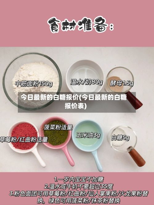 今日最新的白糖报价(今日最新的白糖报价表)-第2张图片
