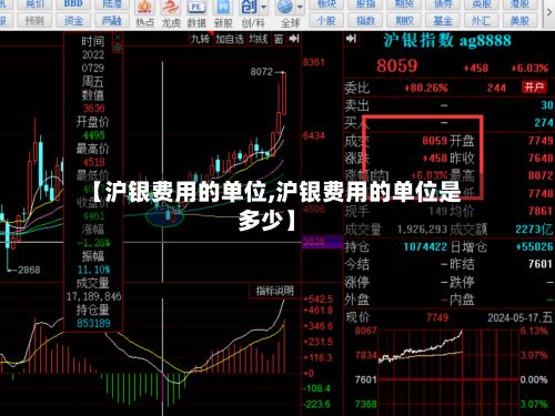【沪银费用的单位,沪银费用的单位是多少】