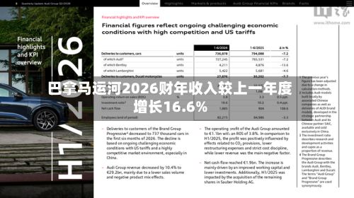 巴拿马运河2026财年收入较上一年度增长16.6%-第2张图片