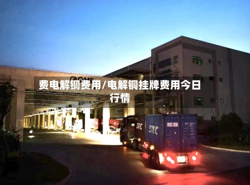 费电解铜费用/电解铜挂牌费用今日行情