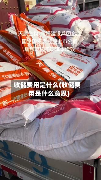 收储费用是什么(收储费用是什么意思)