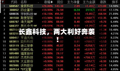 长鑫科技	，两大利好奔袭！-第2张图片