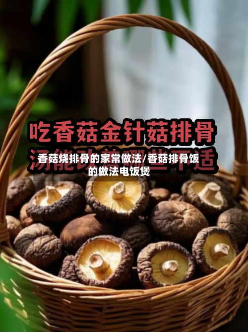 香菇烧排骨的家常做法/香菇排骨饭的做法电饭煲