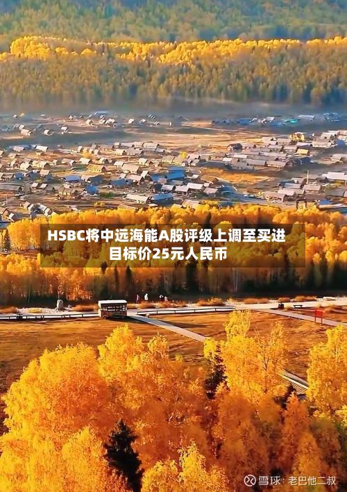 HSBC将中远海能A股评级上调至买进 目标价25元人民币-第2张图片