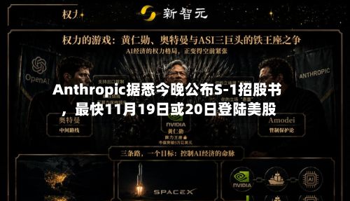 Anthropic据悉今晚公布S-1招股书，最快11月19日或20日登陆美股-第3张图片