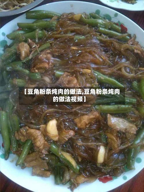 【豆角粉条炖肉的做法,豆角粉条炖肉的做法视频】