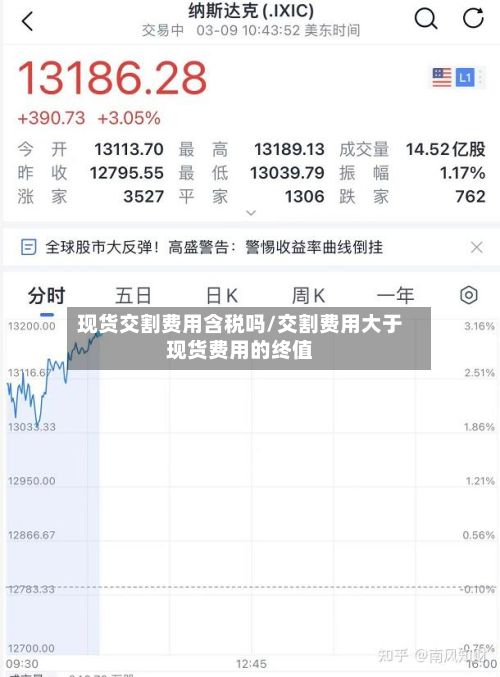 现货交割费用含税吗/交割费用大于现货费用的终值-第2张图片
