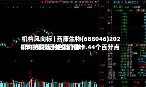 机构风向标 | 药康生物(688046)2026年三季度已披露前前十
机构持股比例合计下跌1.44个百分点-第1张图片