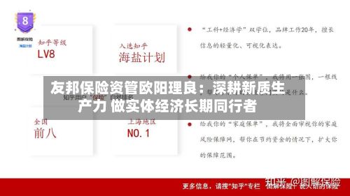 友邦保险资管欧阳理良:深耕新质生产力 做实体经济长期同行者-第3张图片