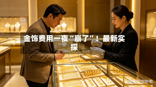金饰费用一夜“崩了”！最新实探